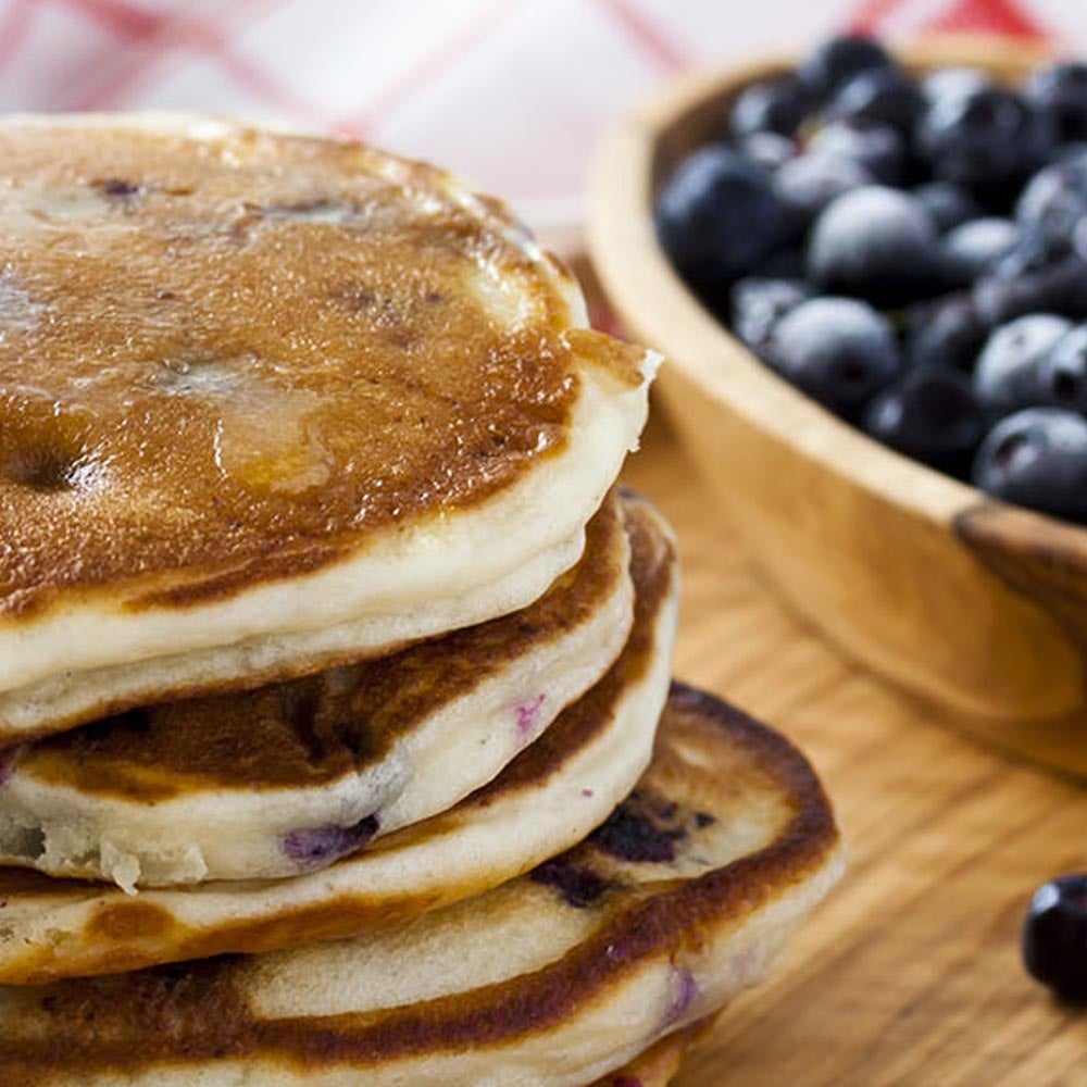 Gluten-Free Almond Blueberry Pancakes