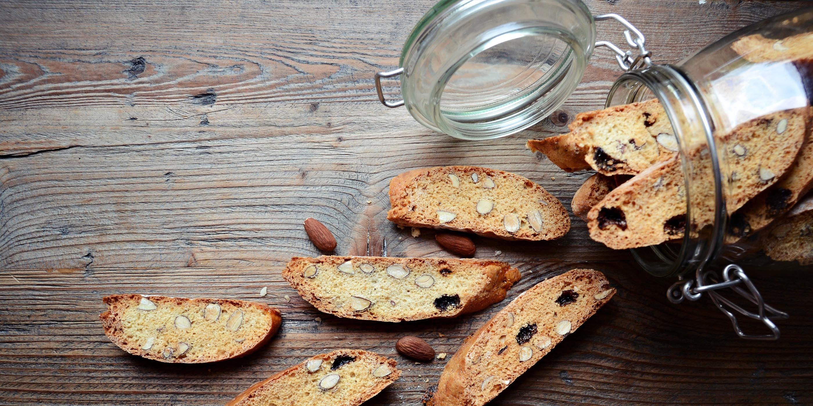 Amande-Raisin Biscotti