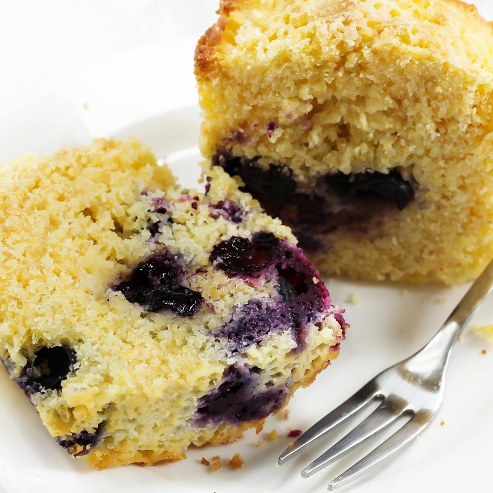 Blueberry Corn Muffins