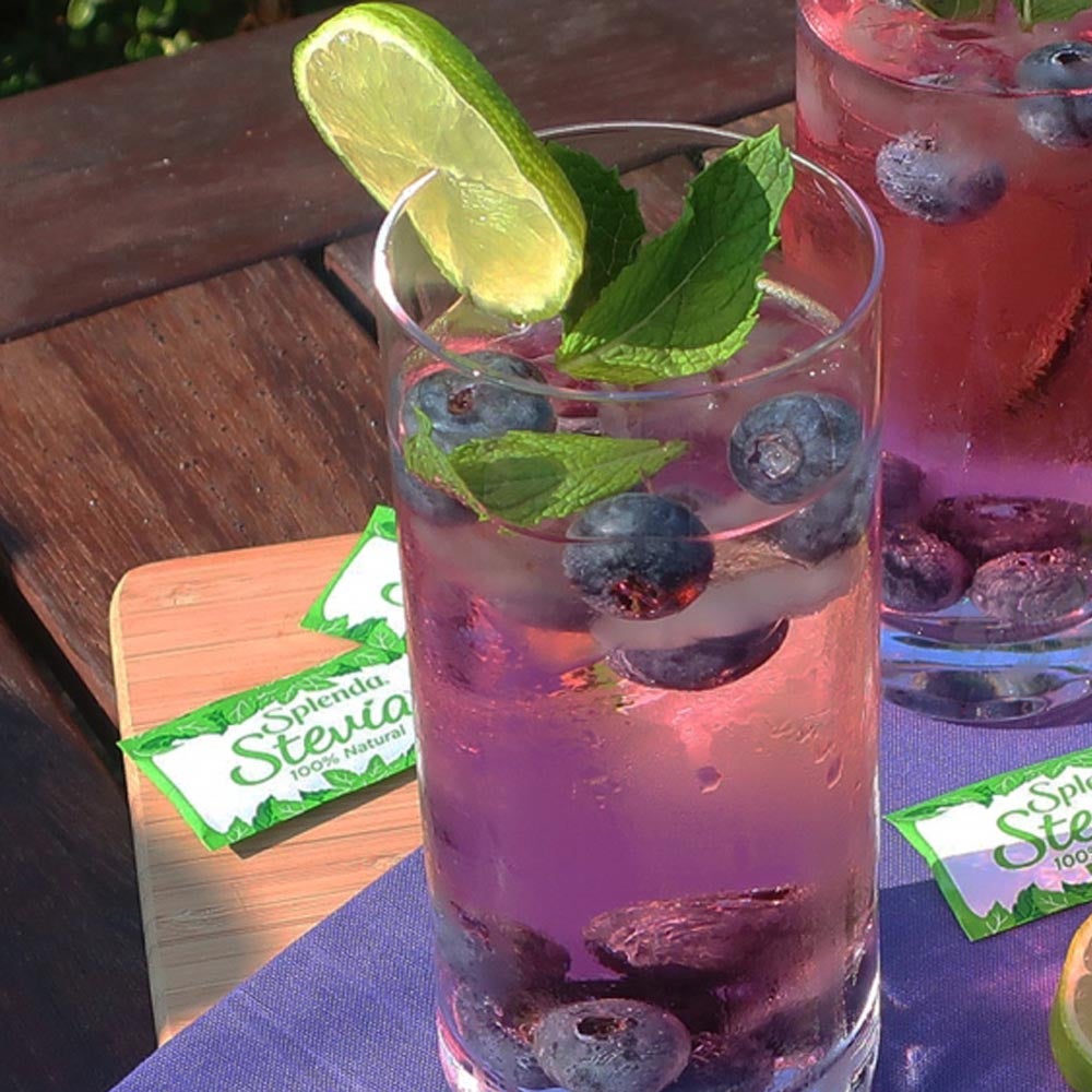 Blueberry Mojito Mocktail