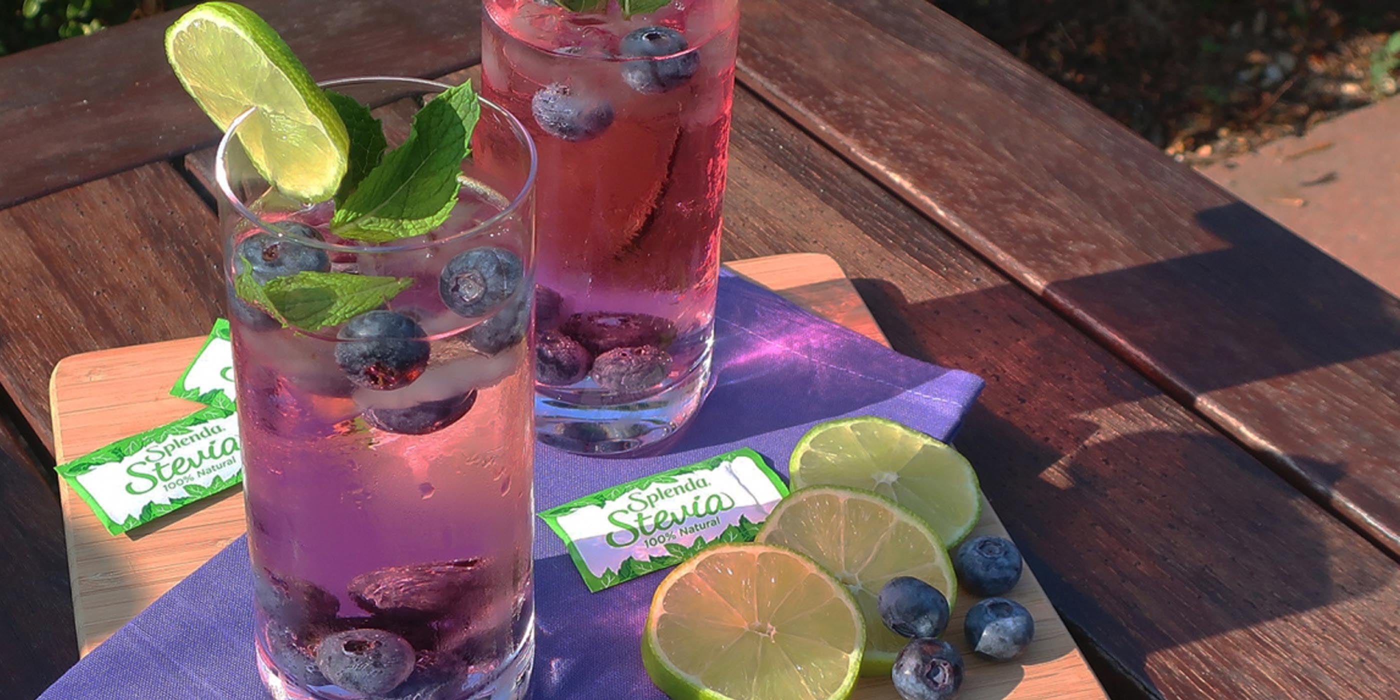 Blueberry Mojito Mocktail