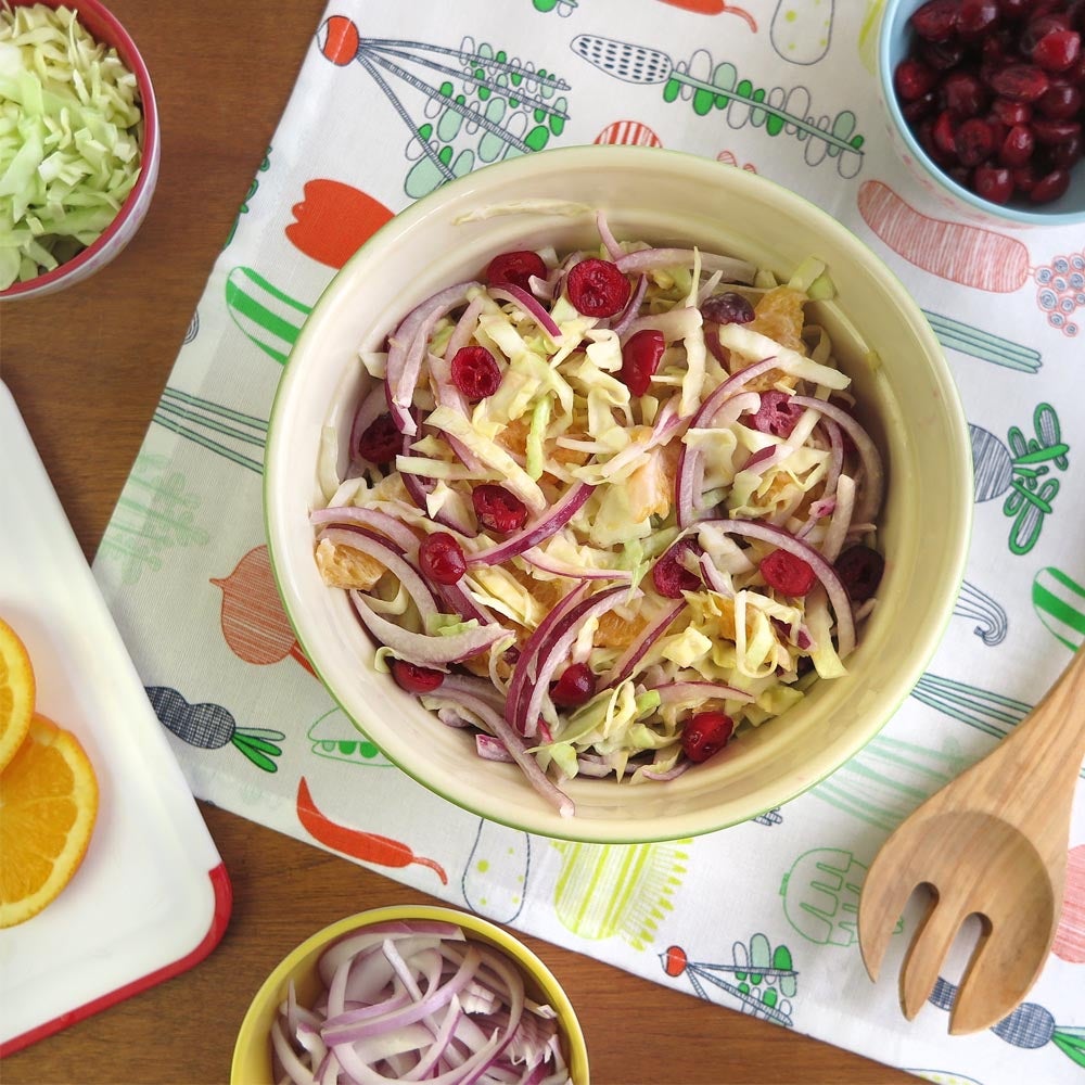 Cabbage and Cranberry Slaw