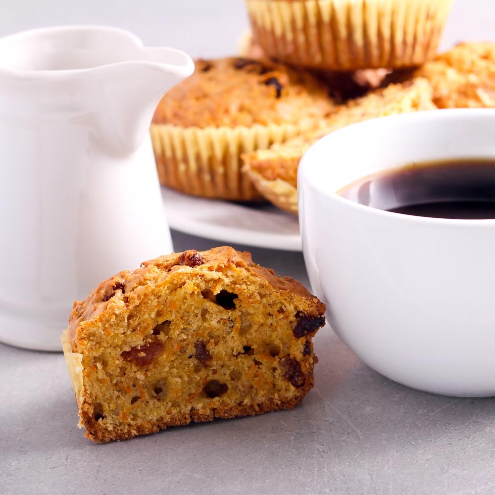 Carrot Oatmeal Muffins