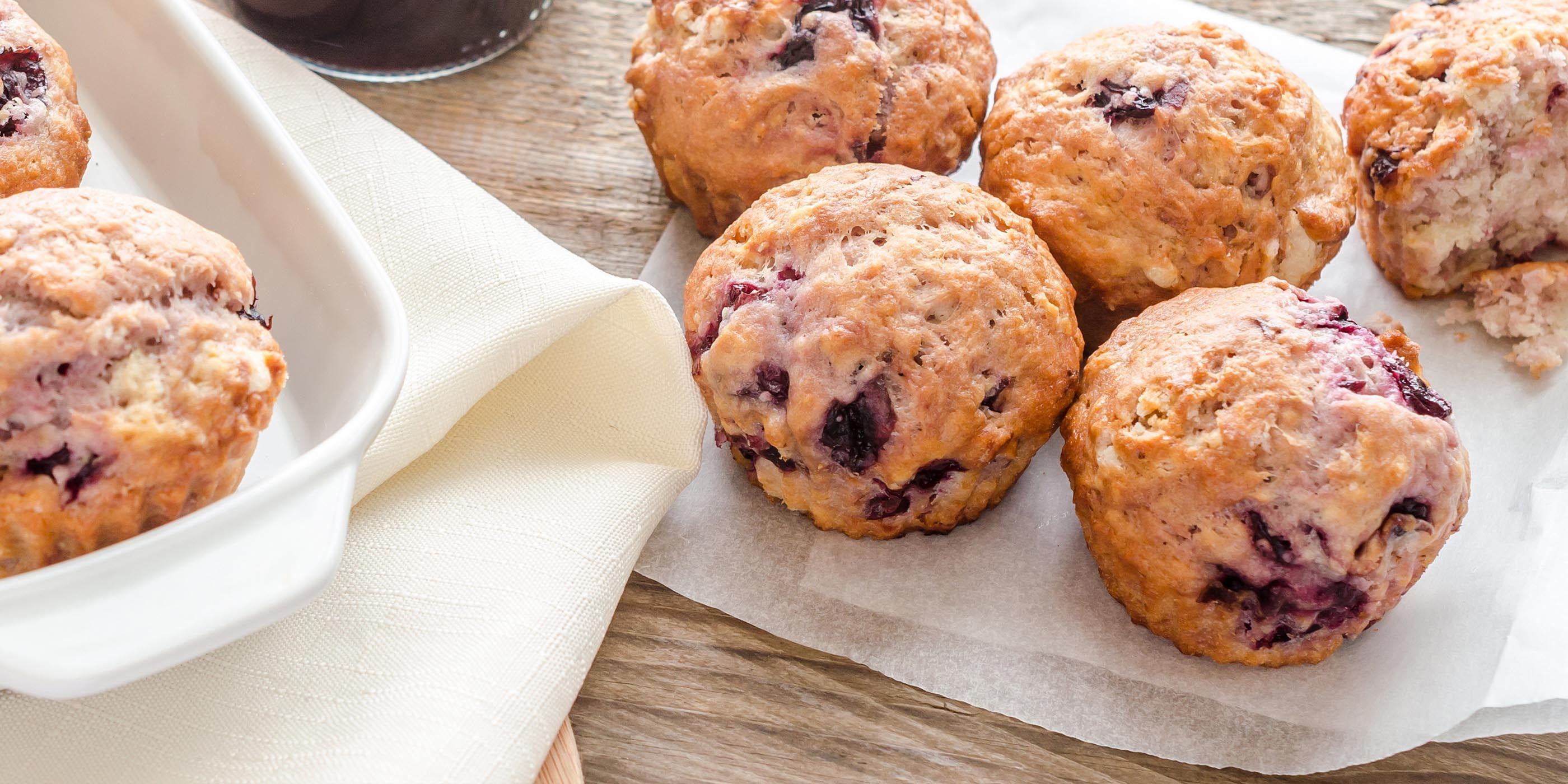 Muffins cerises joyeux