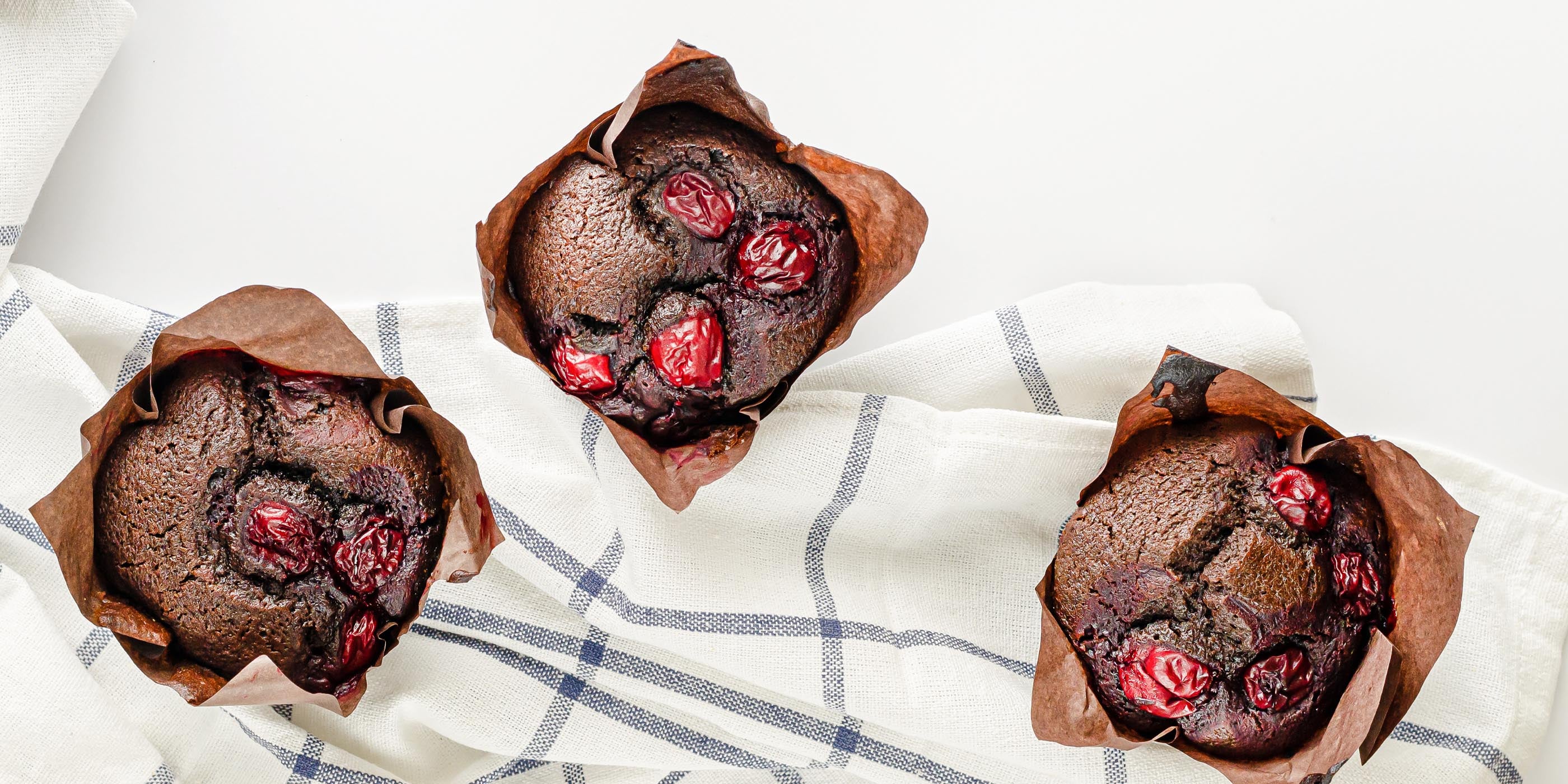 Muffins cerise au chocolat