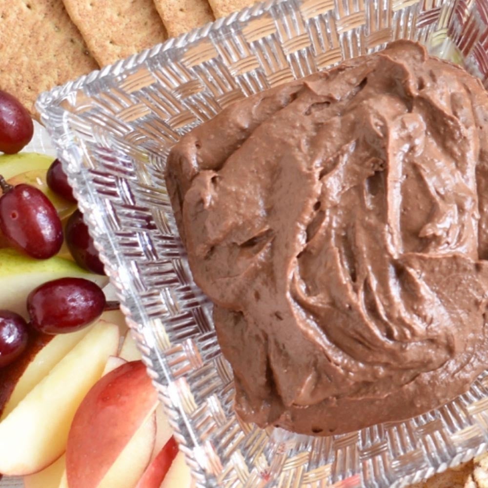 Houmous de dessert aux arachides au chocolat