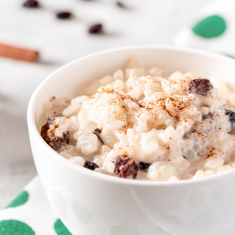 Cannelle Raisin Riz Pudding