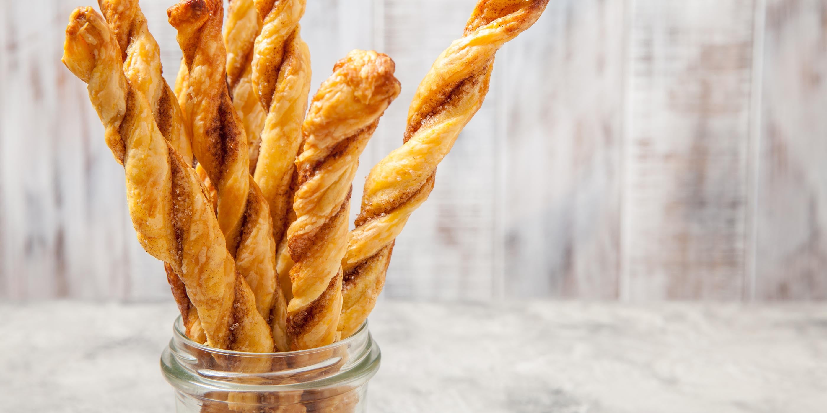 Cinnamon Twists with Chocolate Sauce