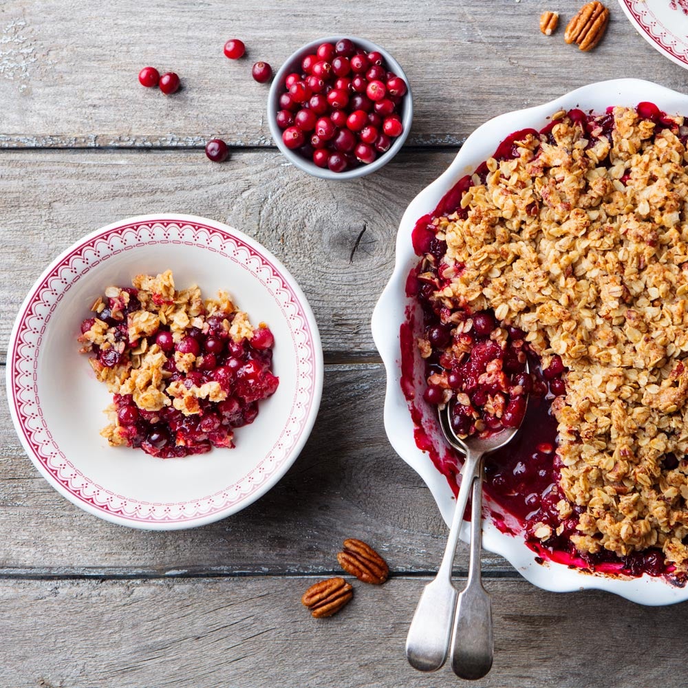 Cranberry-Mango Crisp