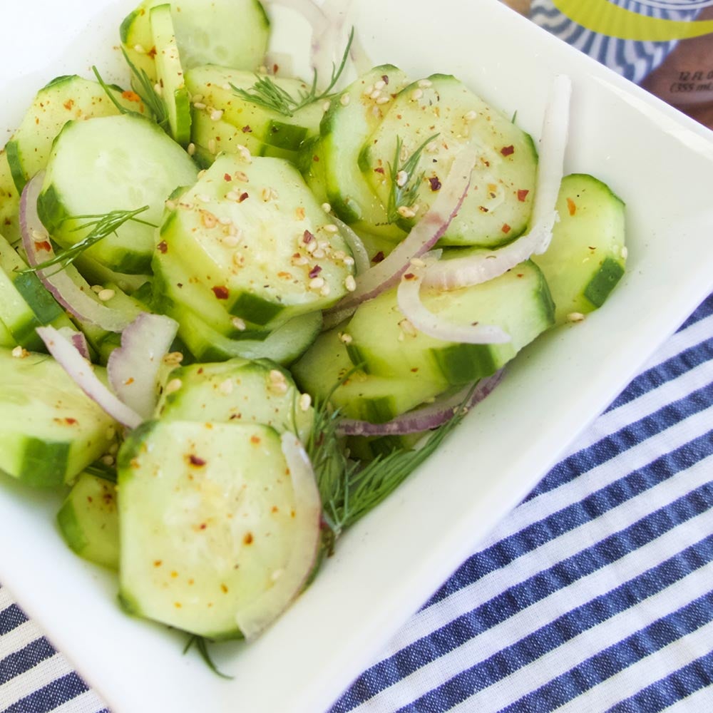 Cucumber and Onion Salad