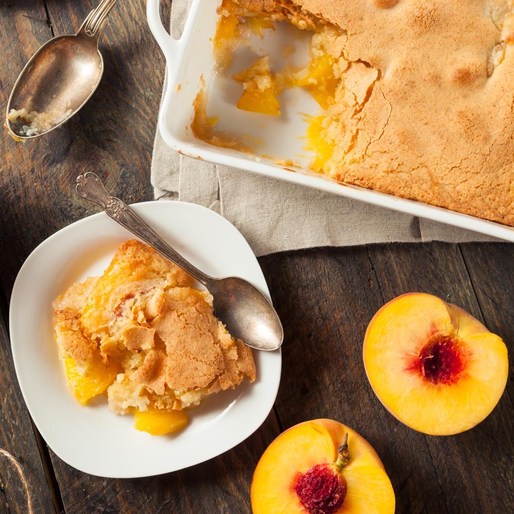 Double Crust Peach Cobbler