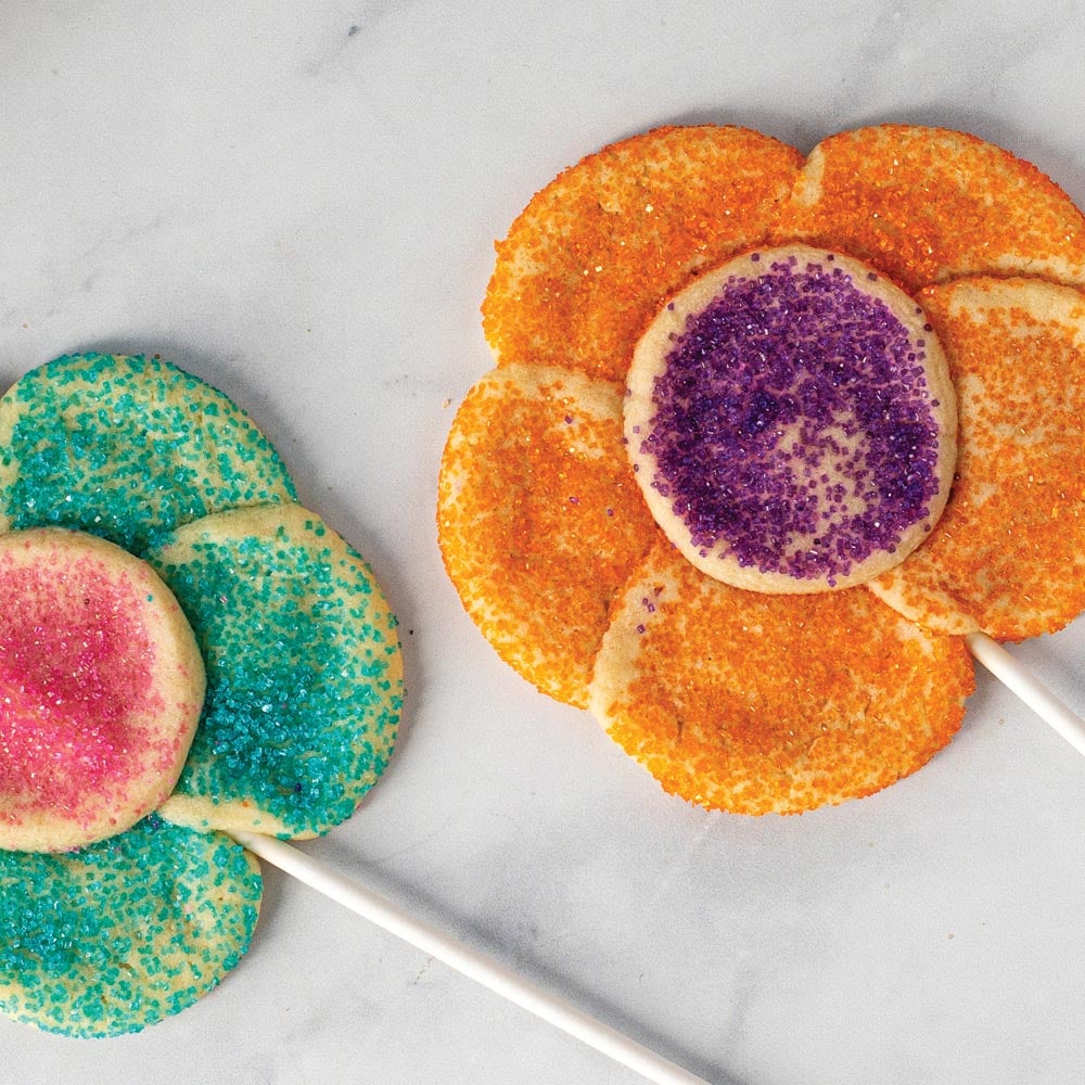 Flower Cookie Pops