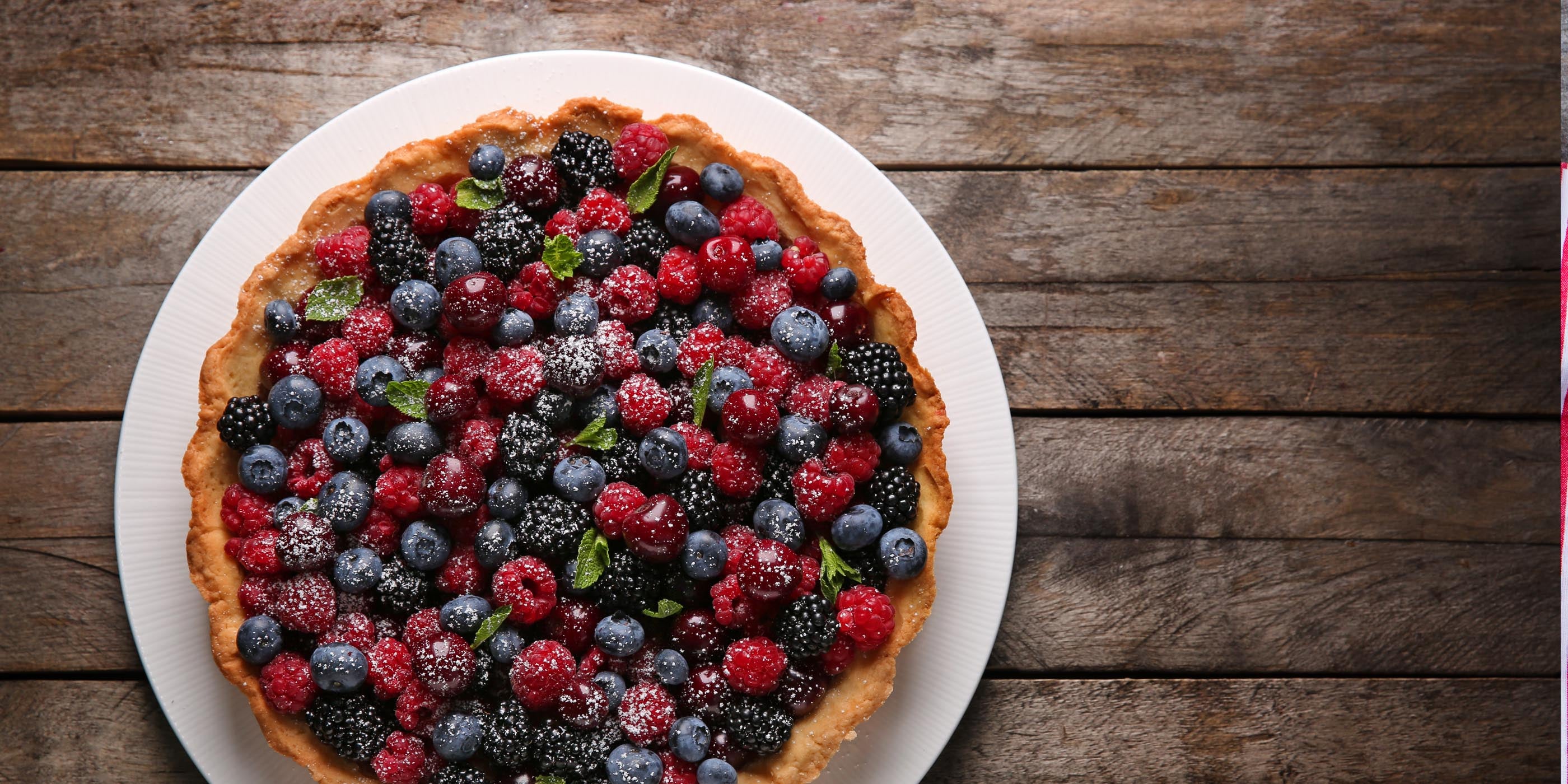 Tarte aux petits-fruits frais