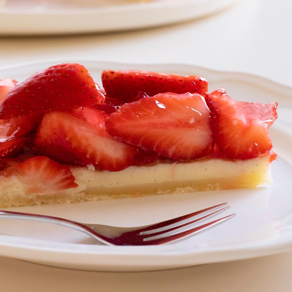 Tarte fraîche aux fraises