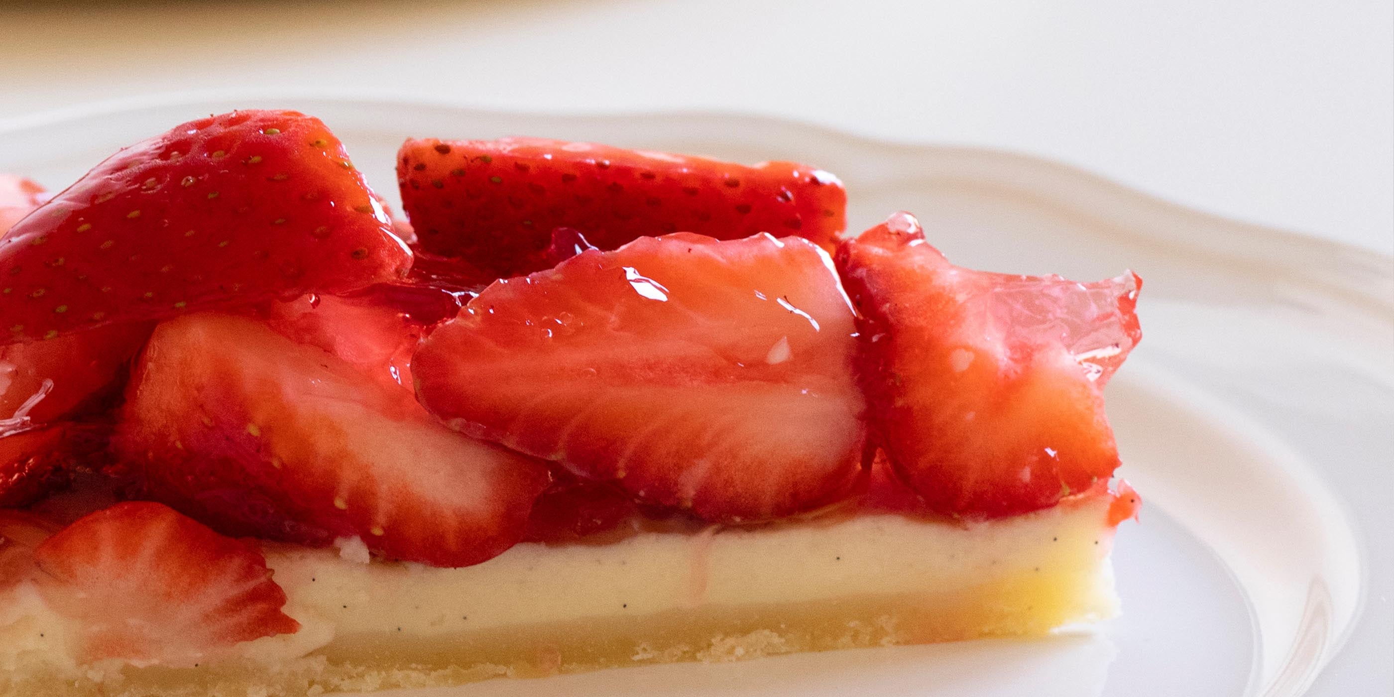 Tarte fraîche aux fraises