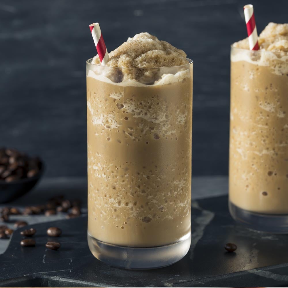 Cappuccino aux amandes congelées