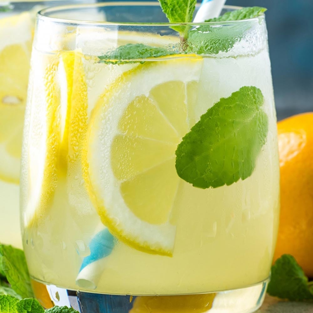 Homemade Mint Lemonade