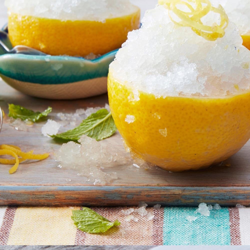 Icy Lemon Sorbet