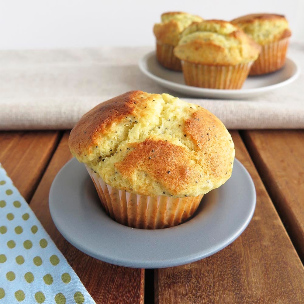 Muffins de graines de pavot au citron