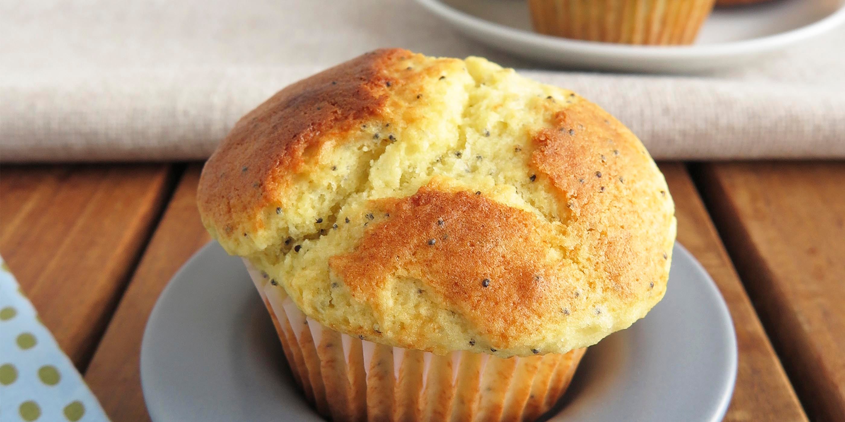 Muffins de graines de pavot au citron