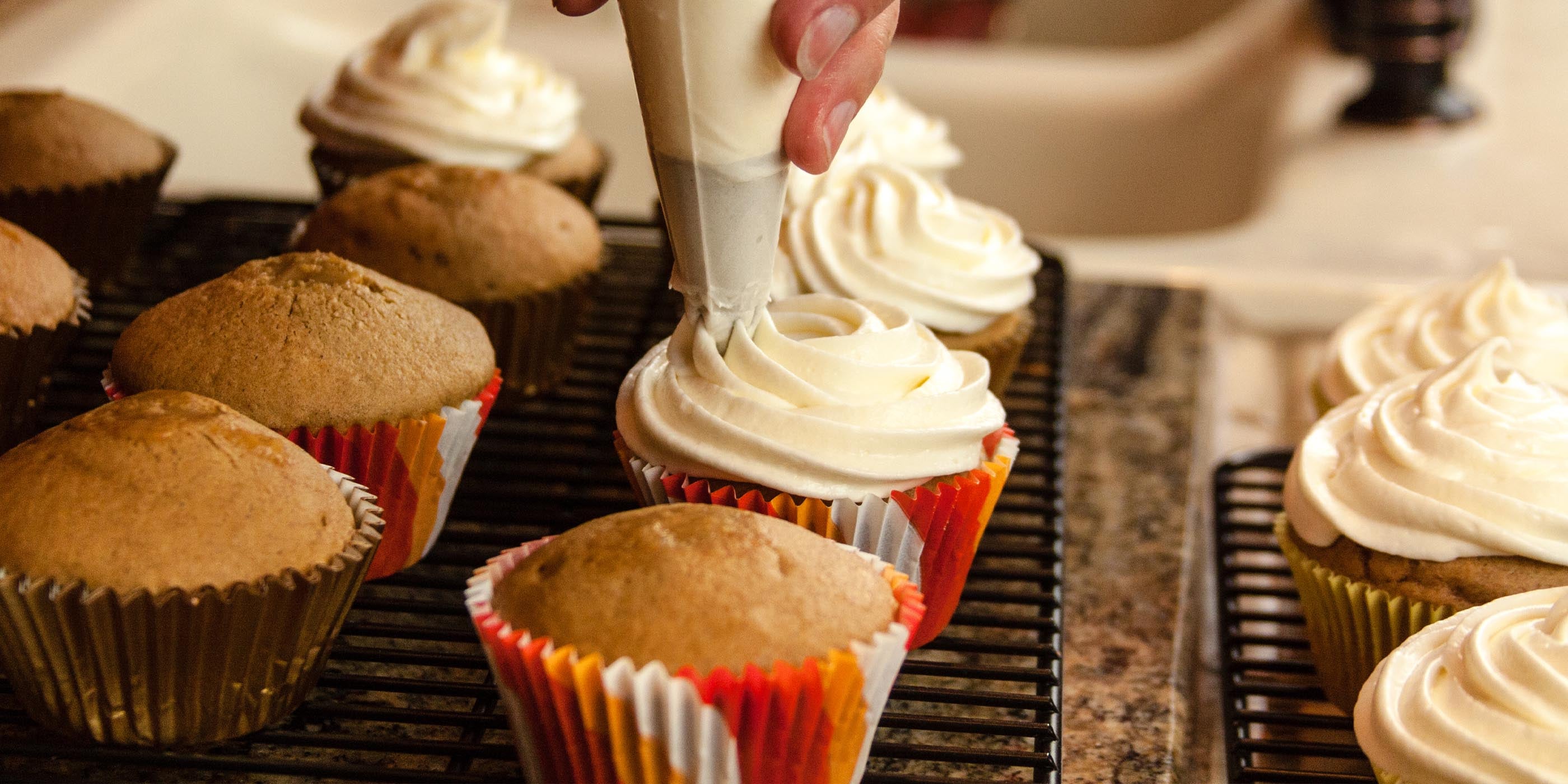 Cupcakes à la citrouille