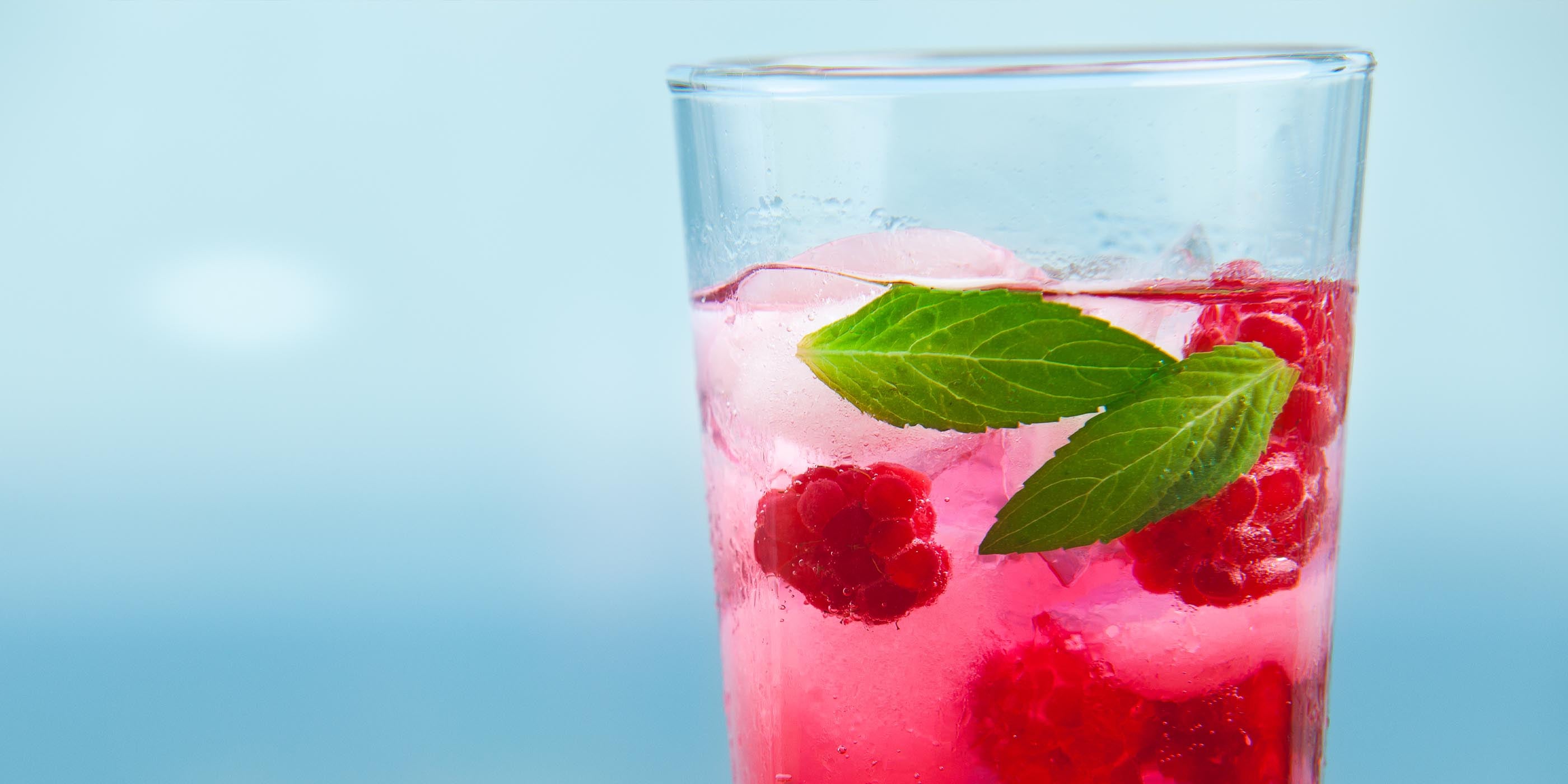 Raspberry Basil Iced Tea