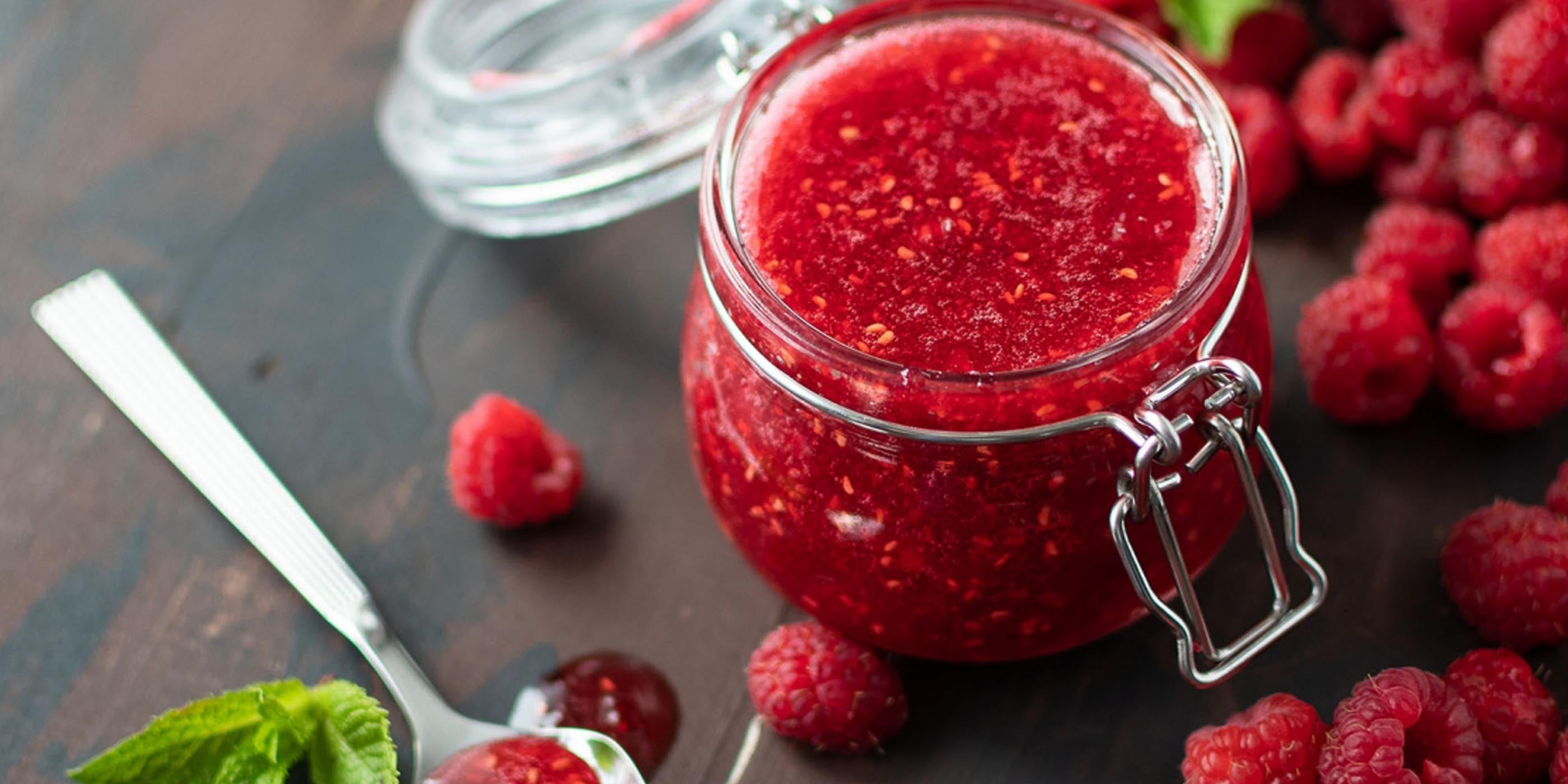 Confiture de framboises