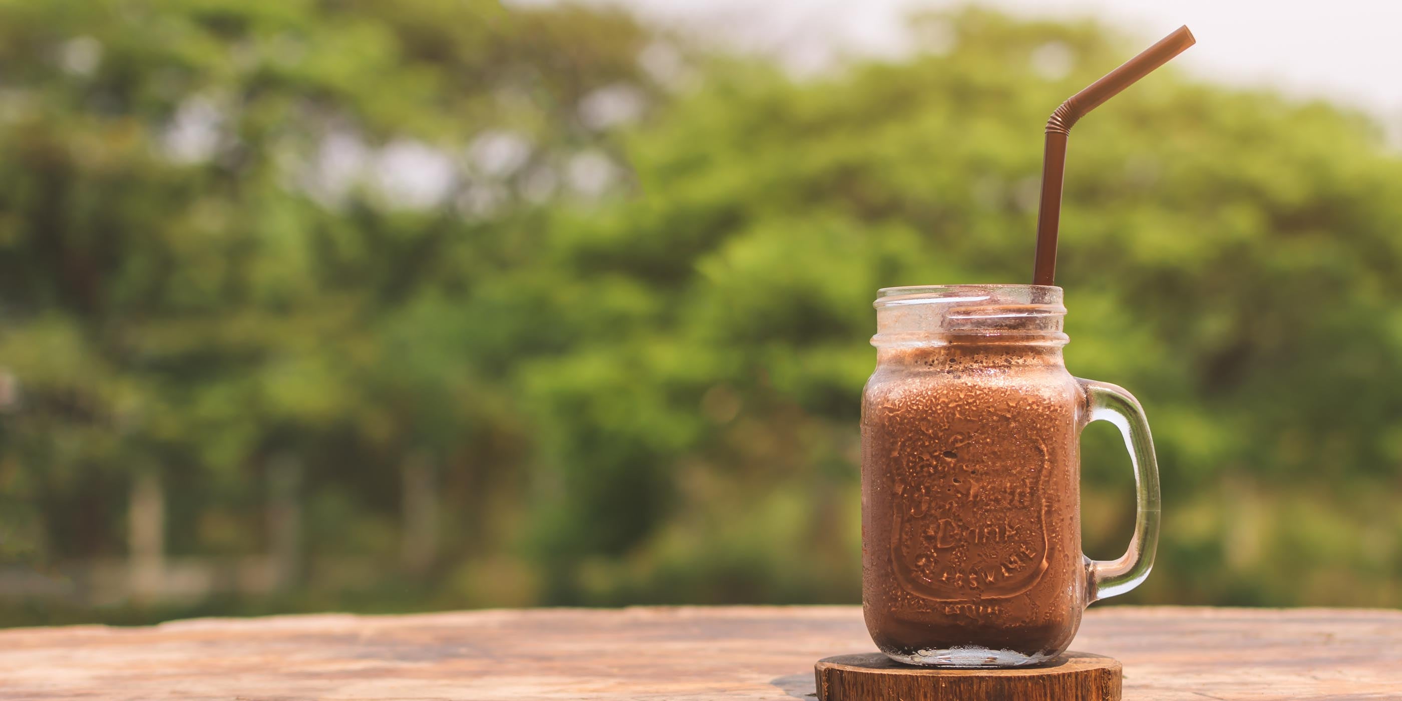 Refreshing Iced Mocha Latte