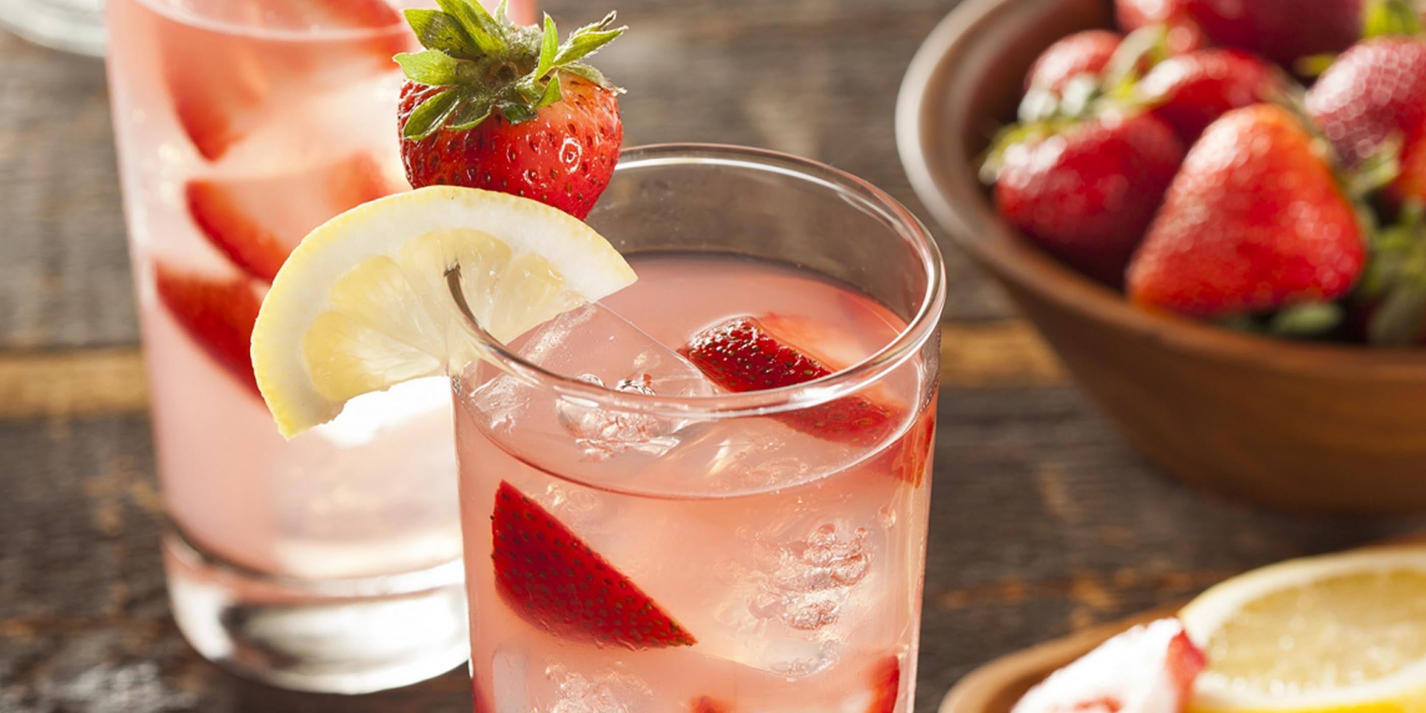 Limonade aux fraises