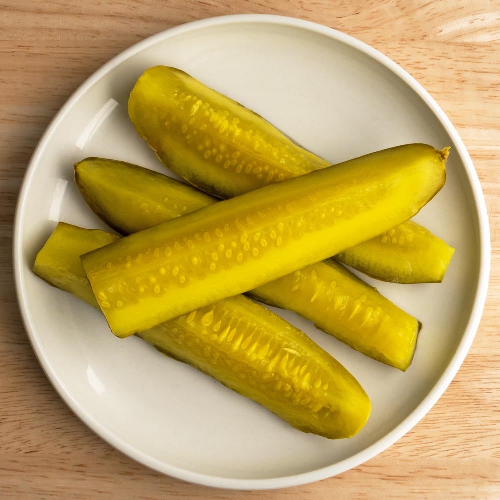 Cornichons sucrés et croquants style charcuterie