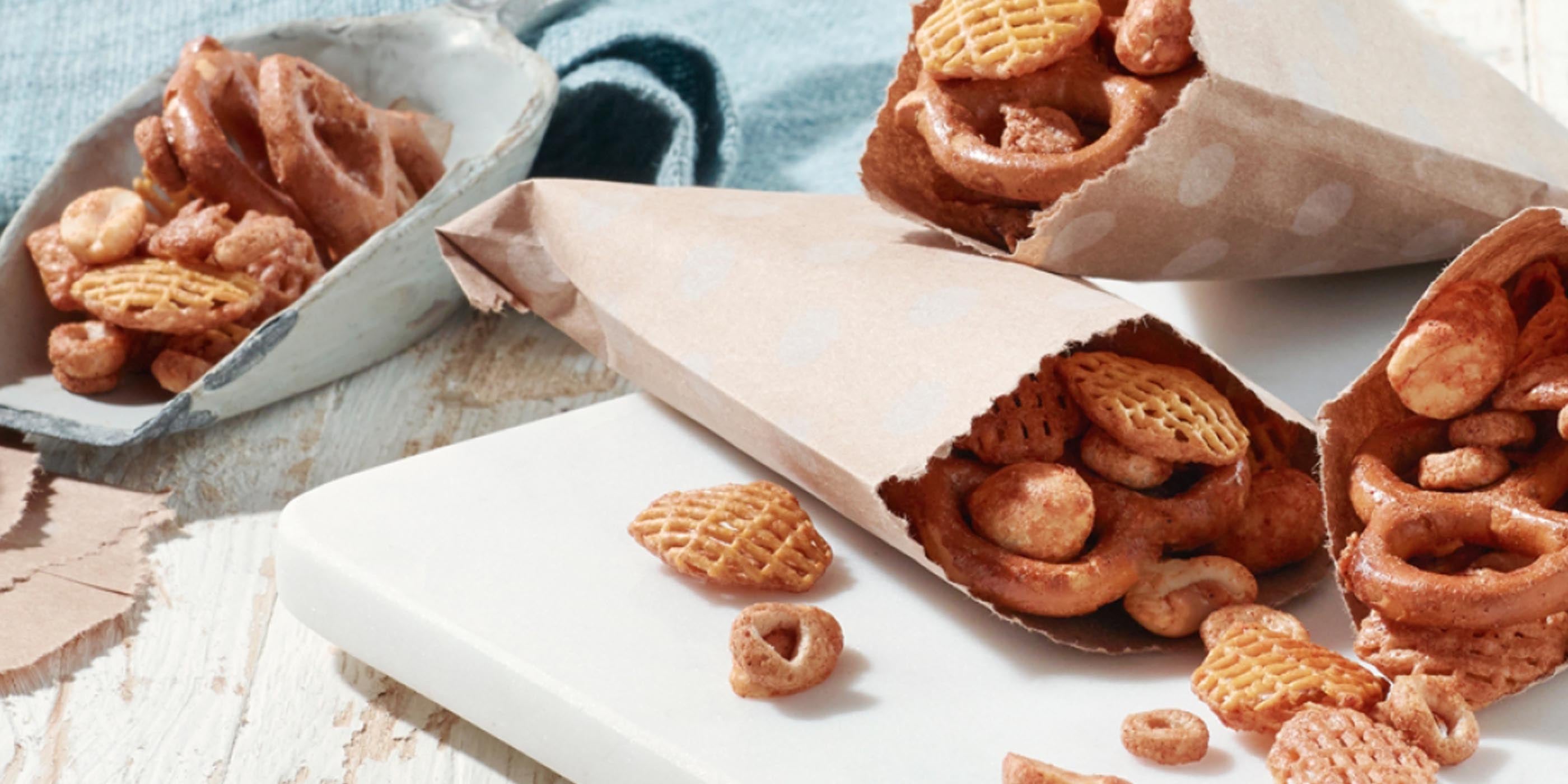 Sweet and Spicy Snack Mix
