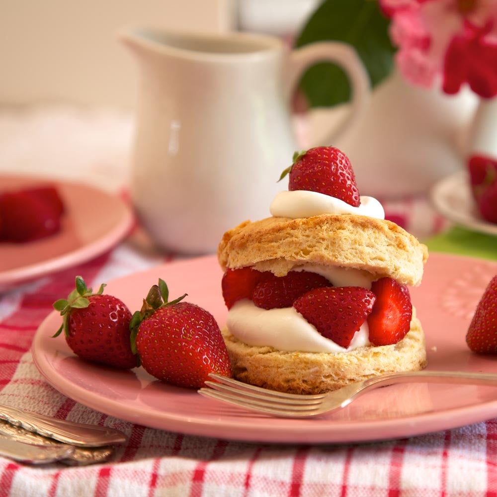 Shortcake aux fraises sucrées et acidulées