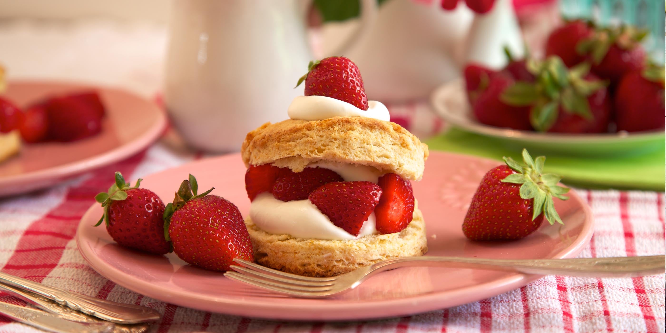 Shortcake aux fraises sucrées et acidulées