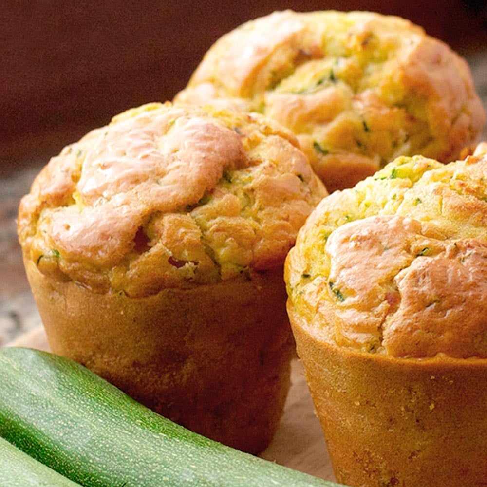 Muffins aux courgettes