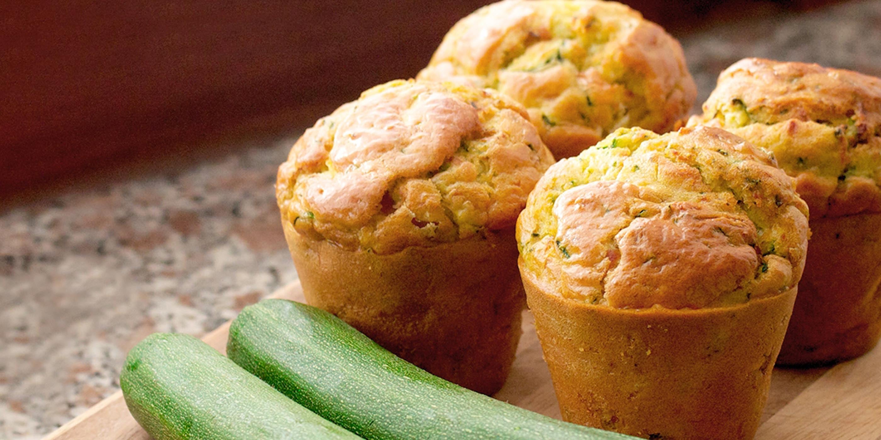 Muffins pain de courgettes