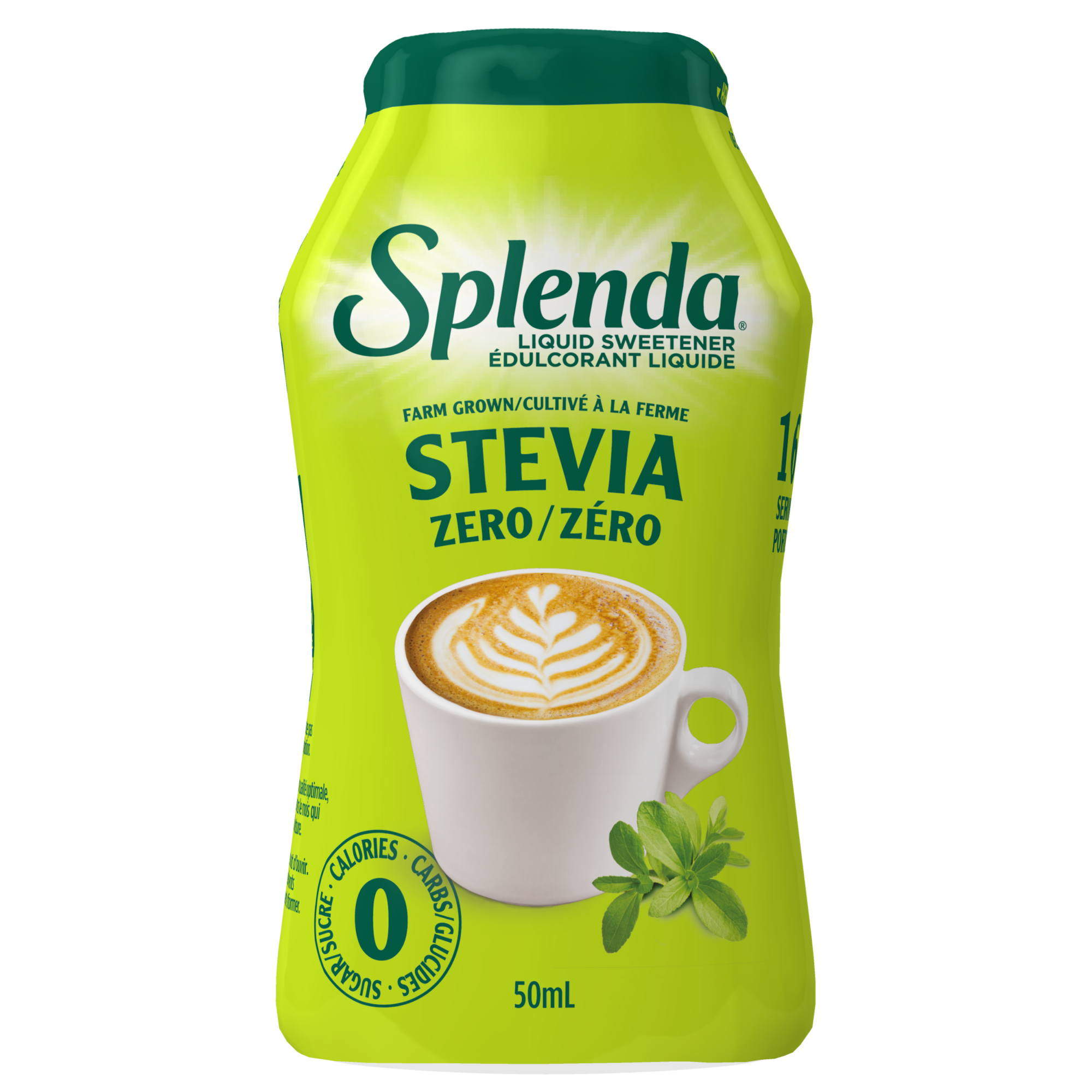 Splenda Stevia Bouteille Liquide - Devant