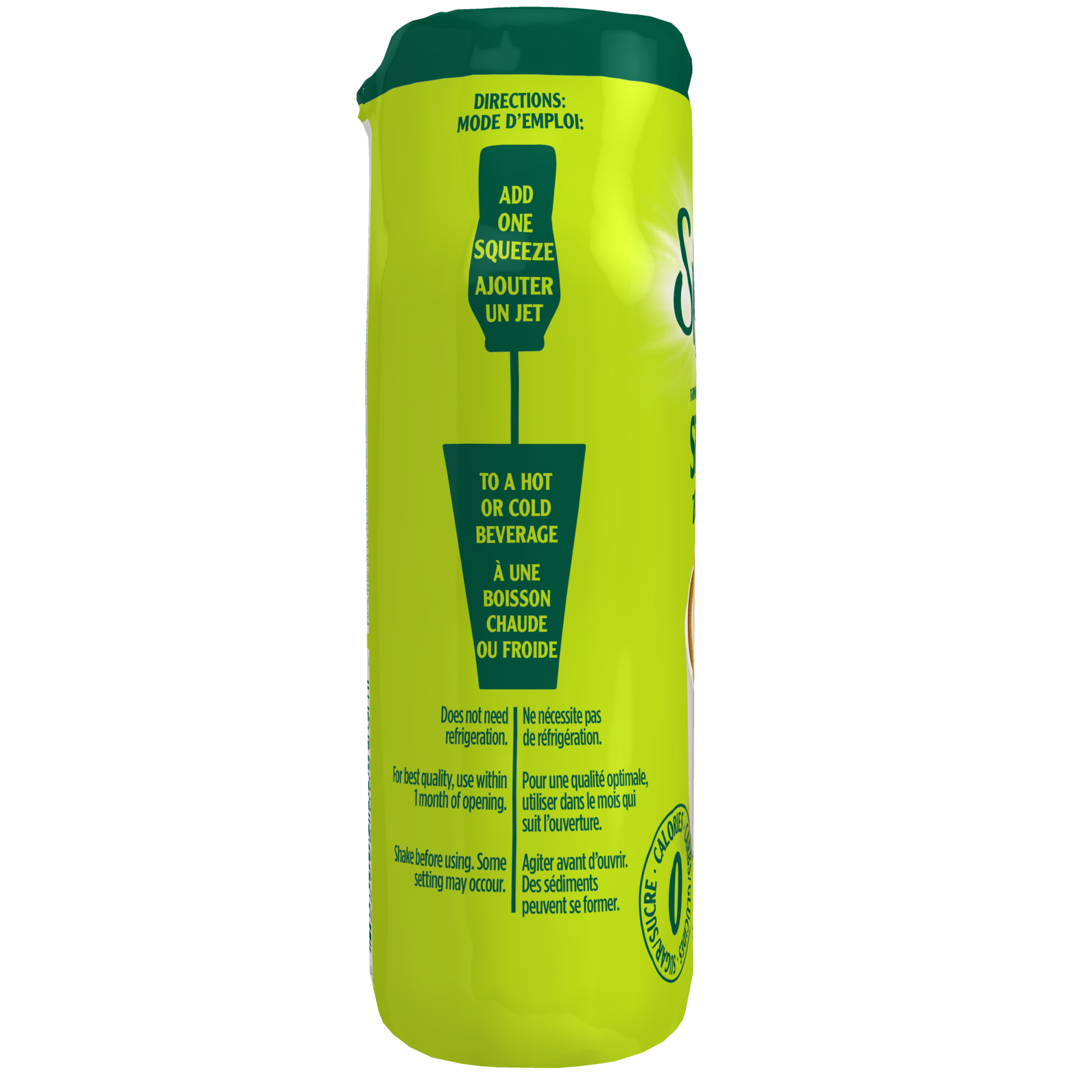 Splenda Stevia Bouteille Liquide - Gauche