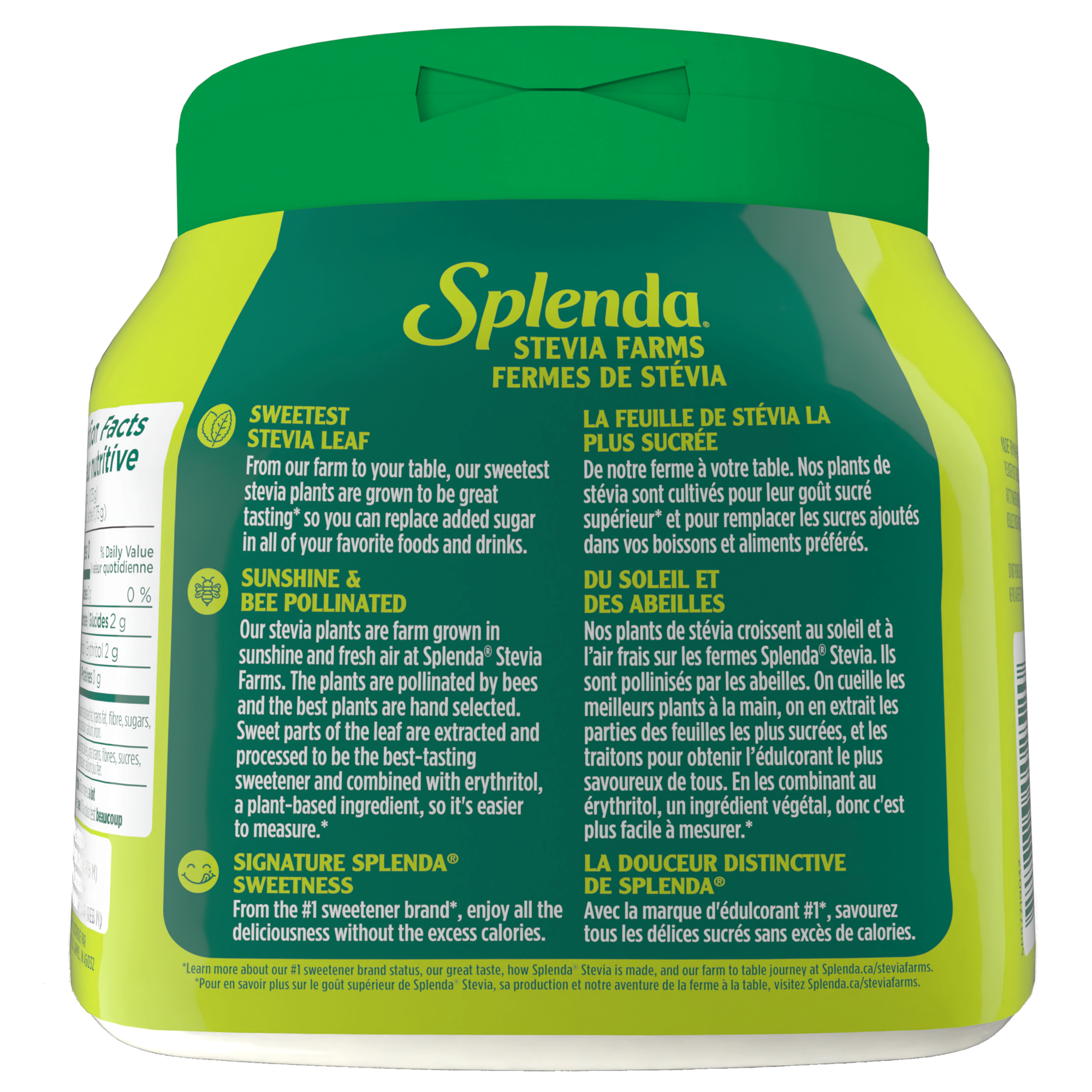 Splenda Stevia Pot - Précédent