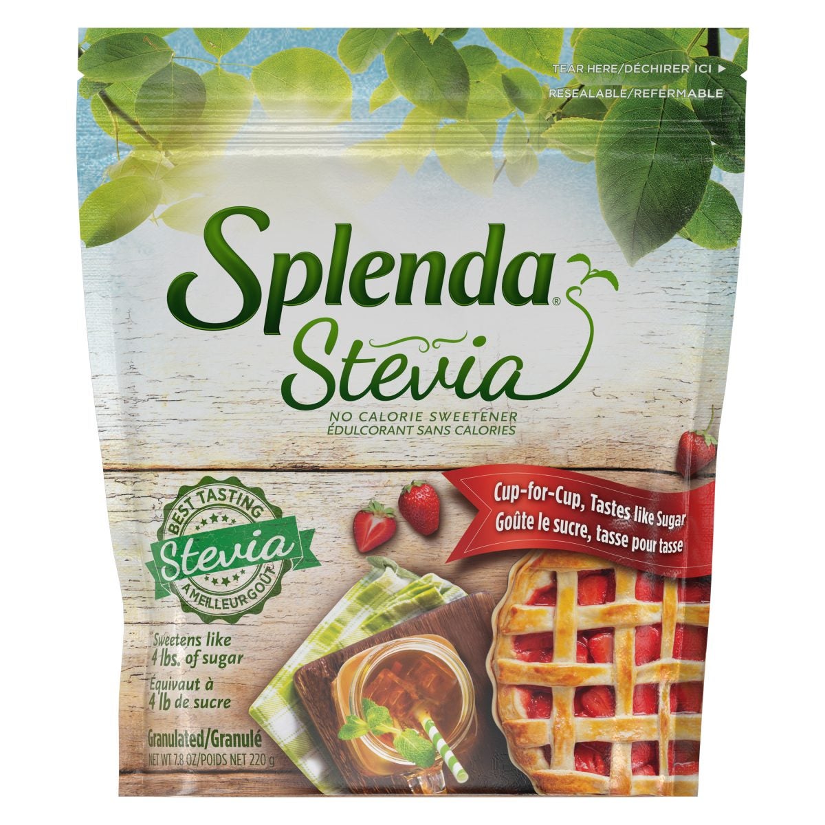 Édulcorant granulé à la stévia  de Splenda® 