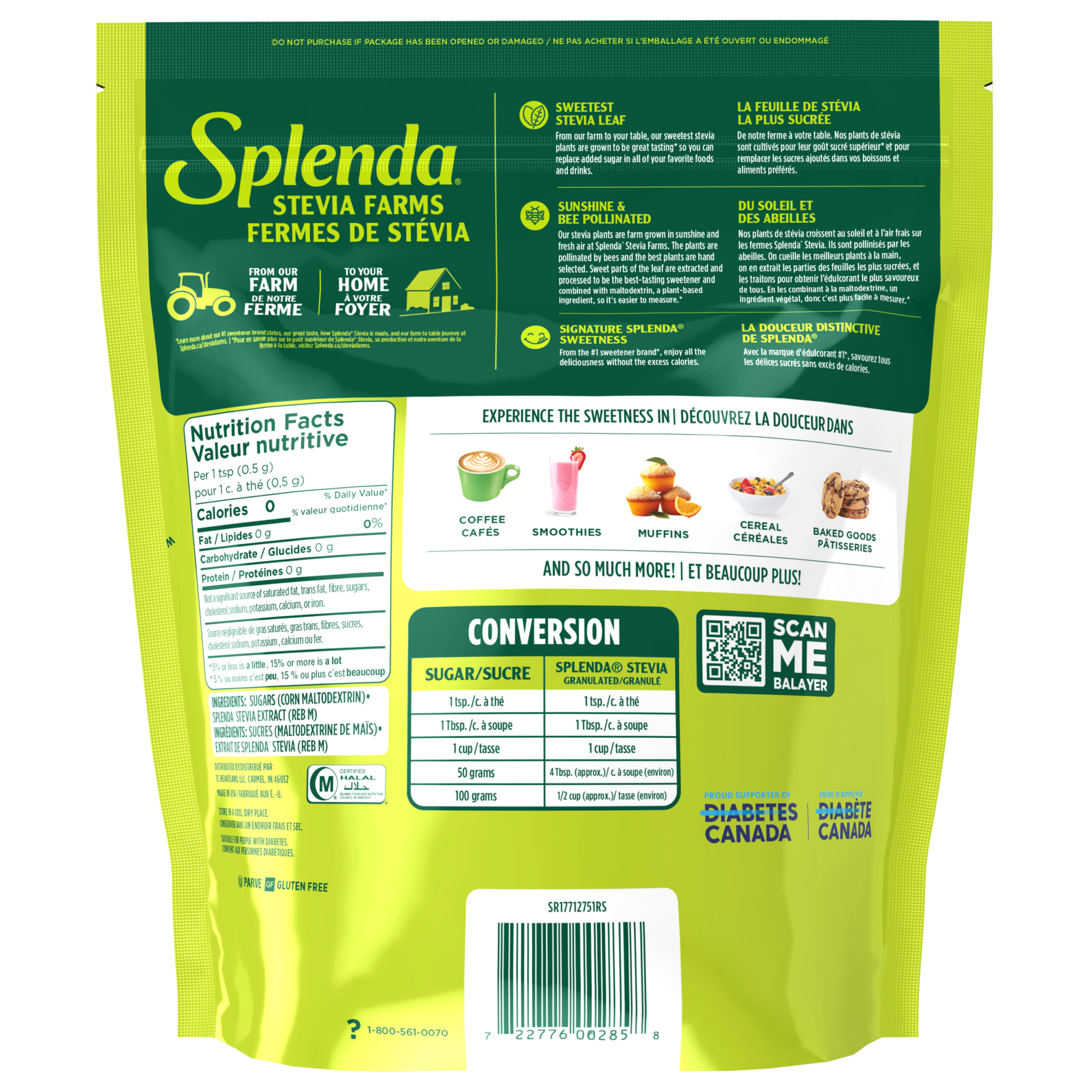 Splenda Stevia Pochette - Précédent