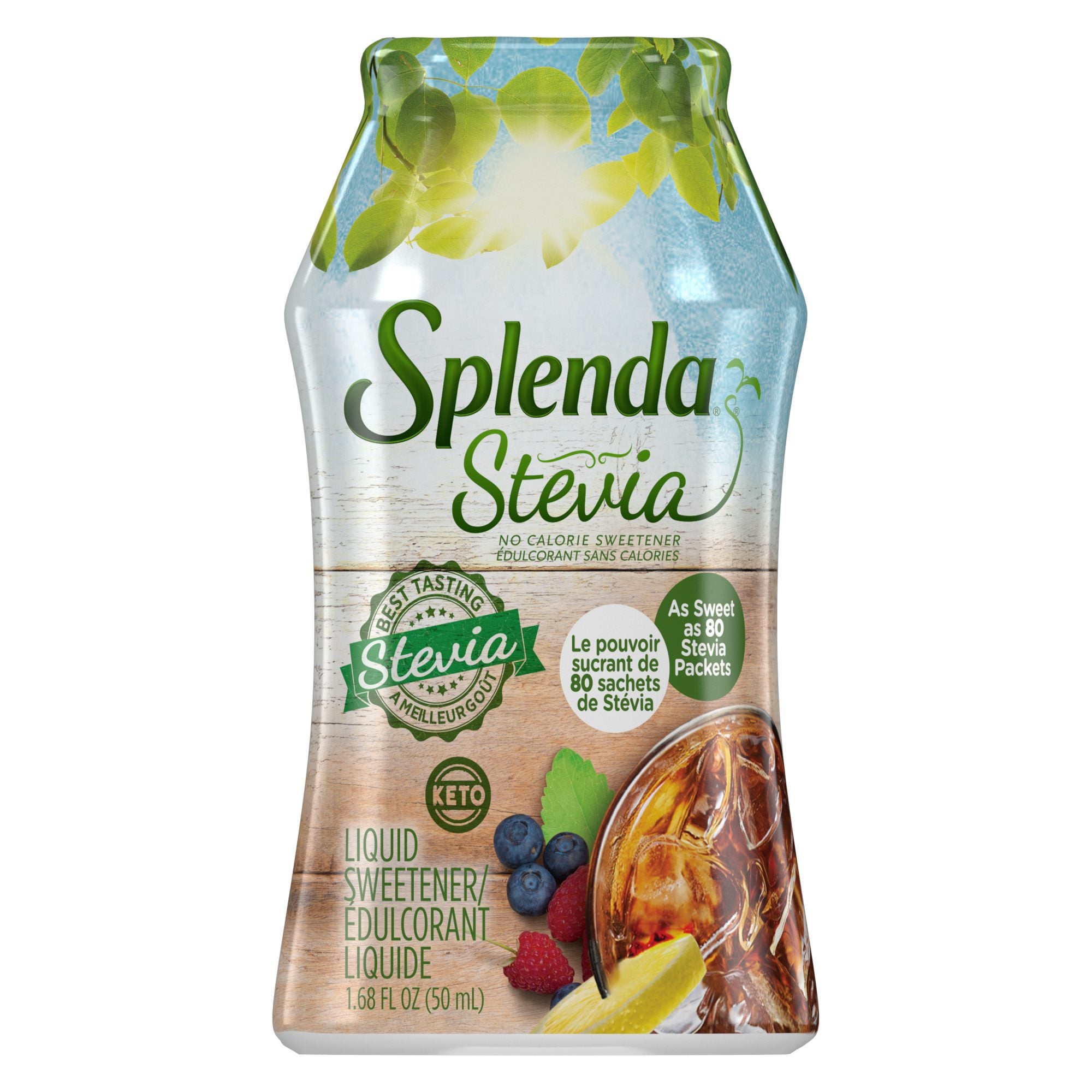 Stevia liquide remplace le sucre, pour diabétiques,..