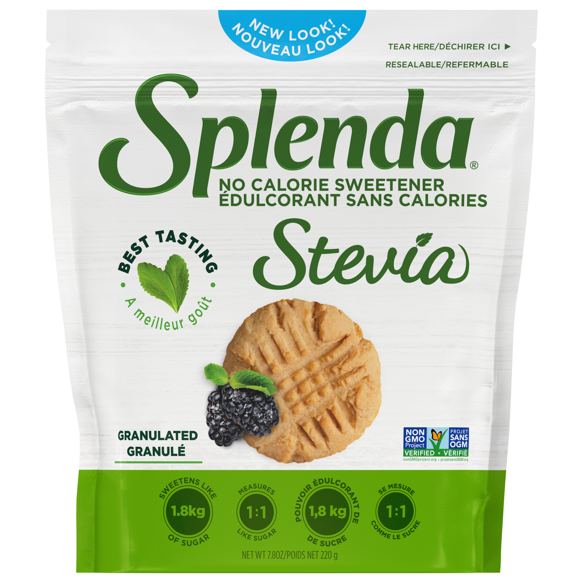 Splenda Stevia Sachet Granulé - Devant