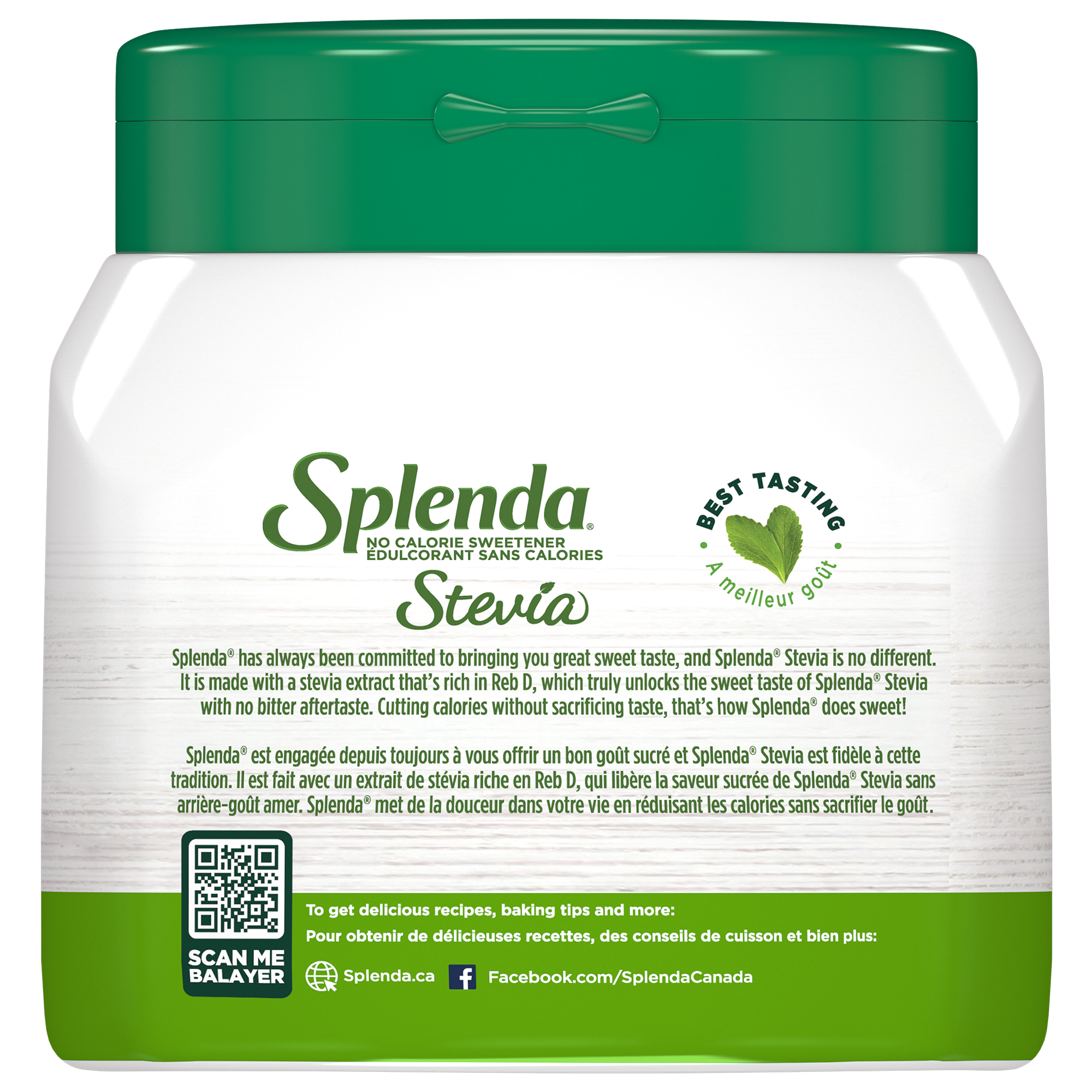 Splenda Stevia Pot - Précédent