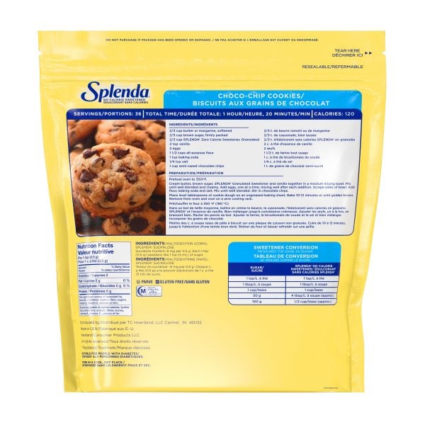 L'édulcorant granulé SPLENDA®