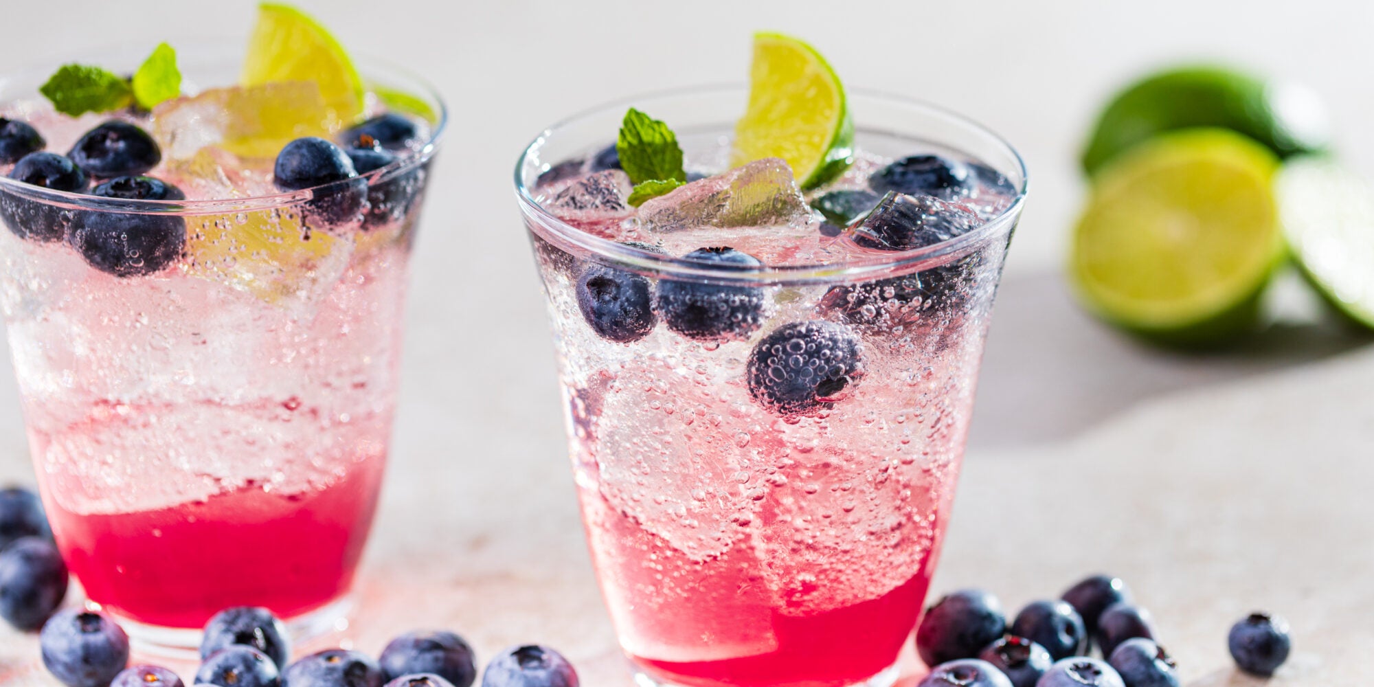 Myrtille Mojito Mocktail