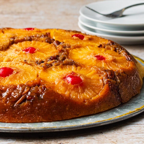 Gâteau à la poêle à l’ananas à l’envers