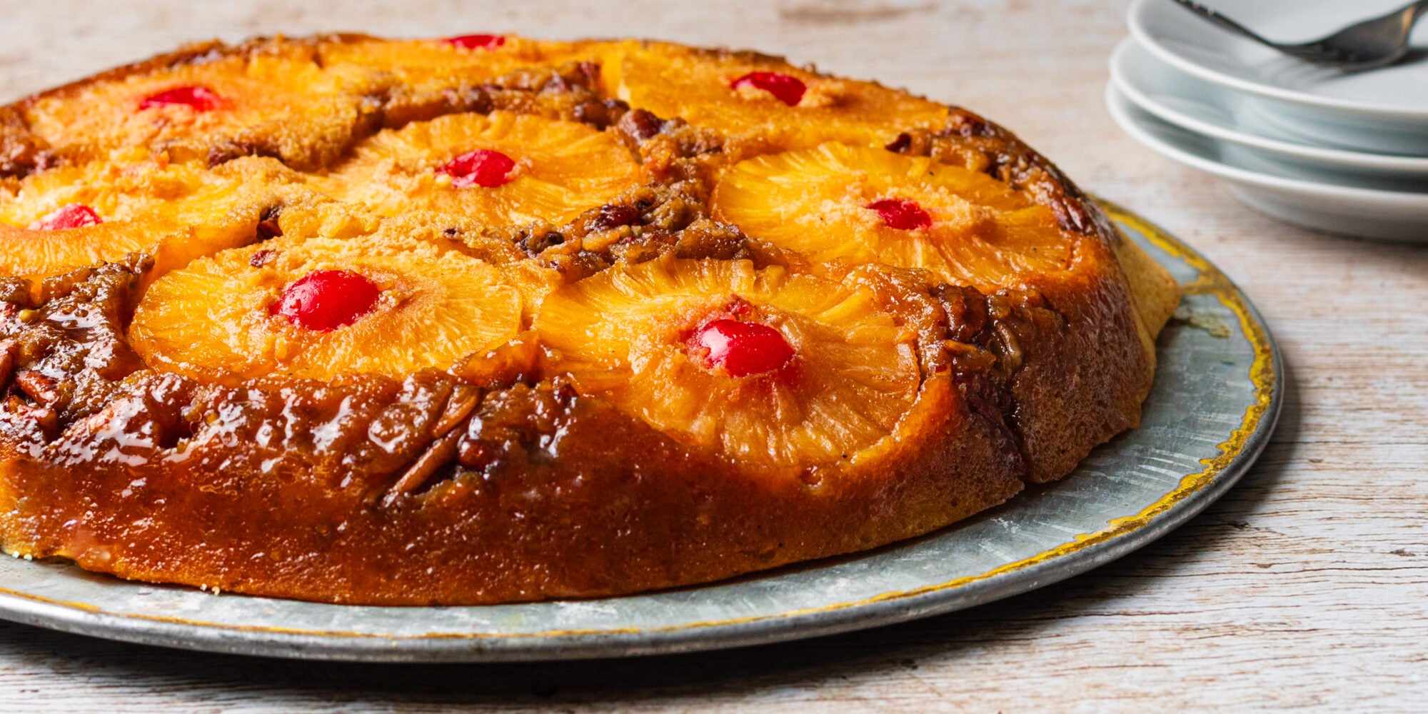 Gâteau à la poêle à l’ananas à l’envers