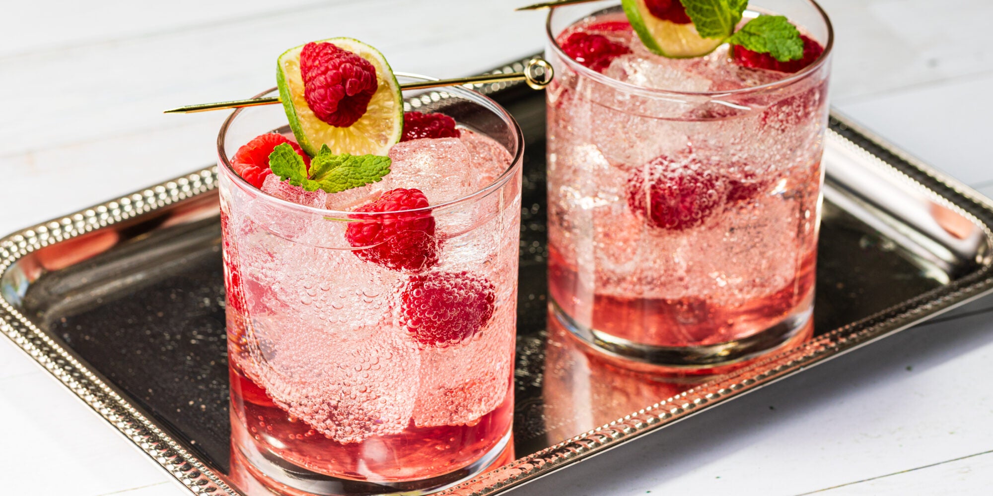 Framboise Menthe Julep Mocktail