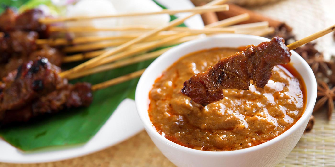 Beef Satay with Peanut Sauce