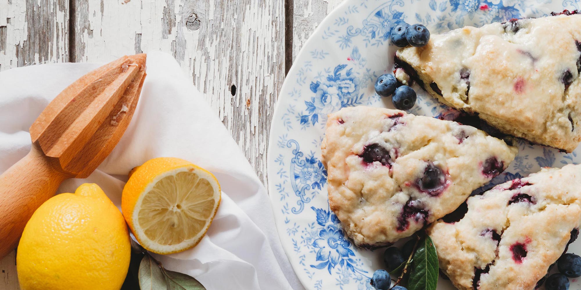 Myrtille Citron Scones